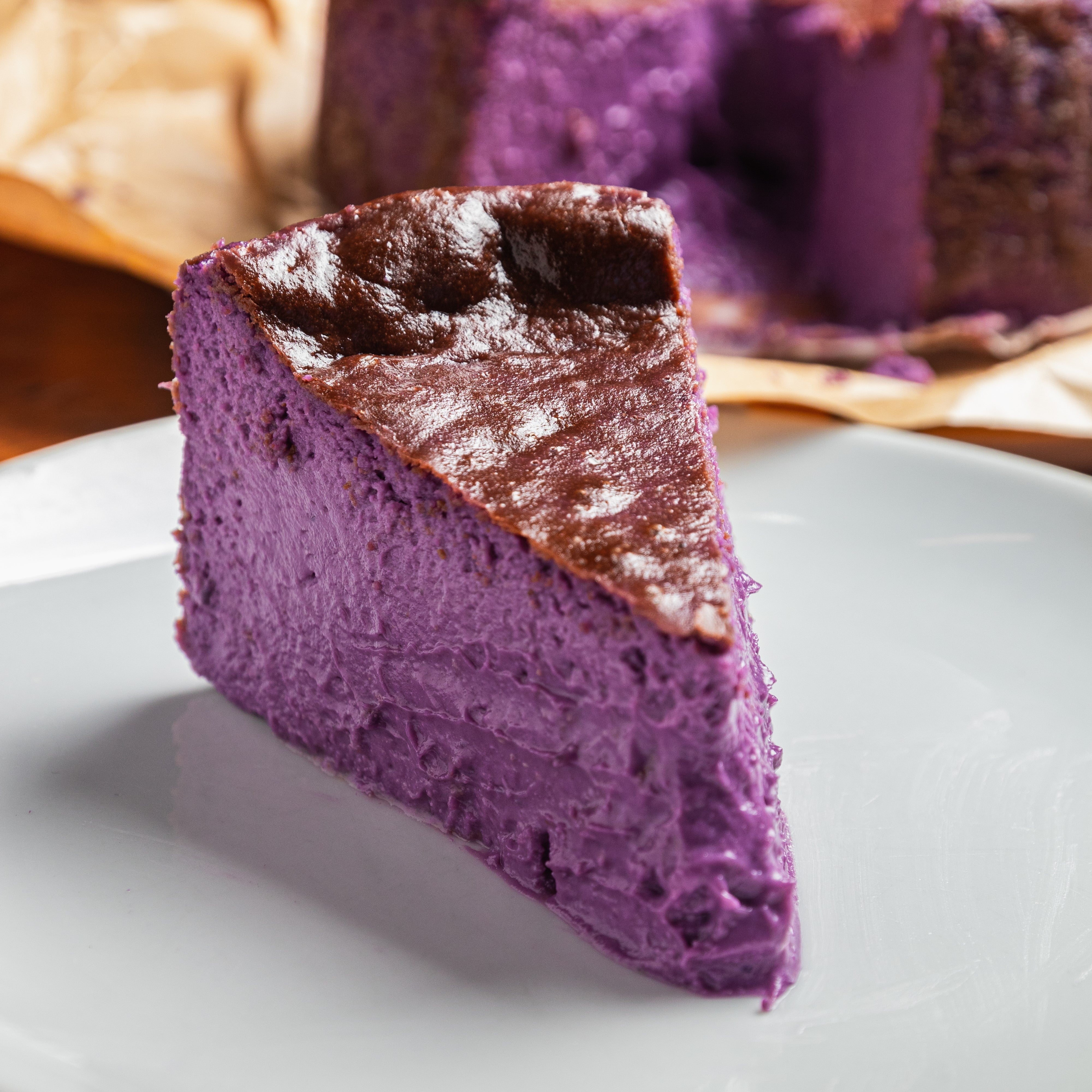 Ube Basque Cheesecake – Wildflour To-Go