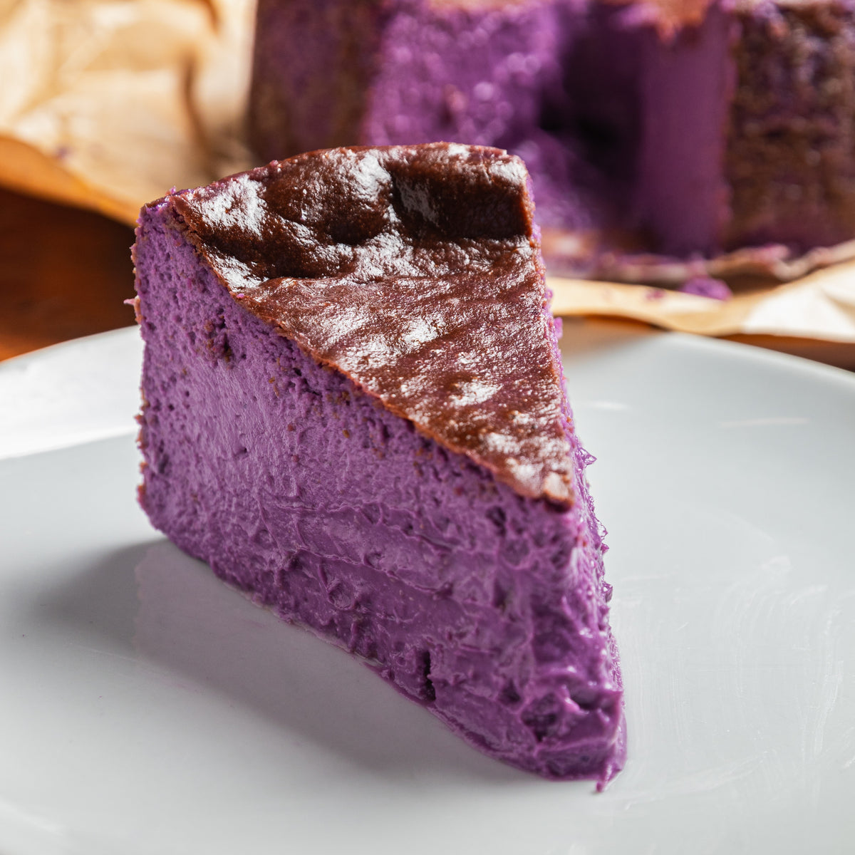 Ube Basque Cheesecake – Wildflour To-Go